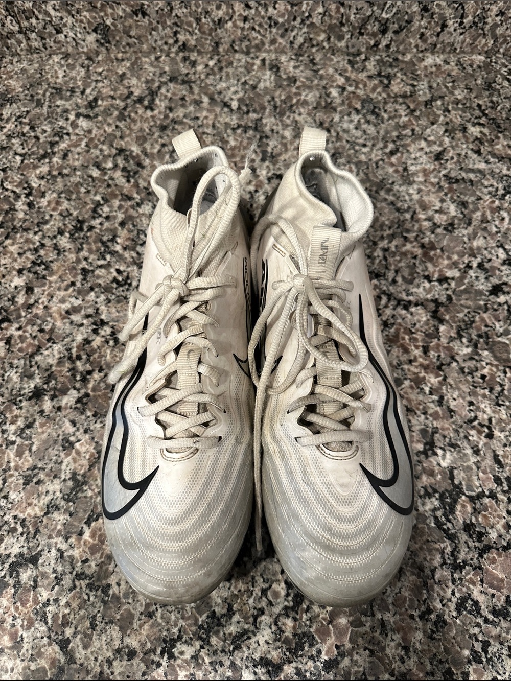 Nike Vapor Pro 1 Football Cleats with Black Swoosh